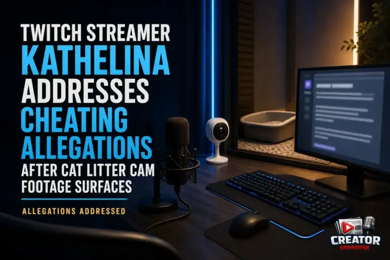 Twitch Streamer Kathelina Addresses Cheating Allegations After Cat Litter Cam Footage Surfaces