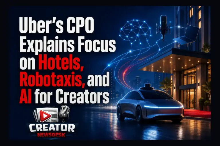 Uber’s CPO Explains Focus on Hotels, Robotaxis, and AI for Creators