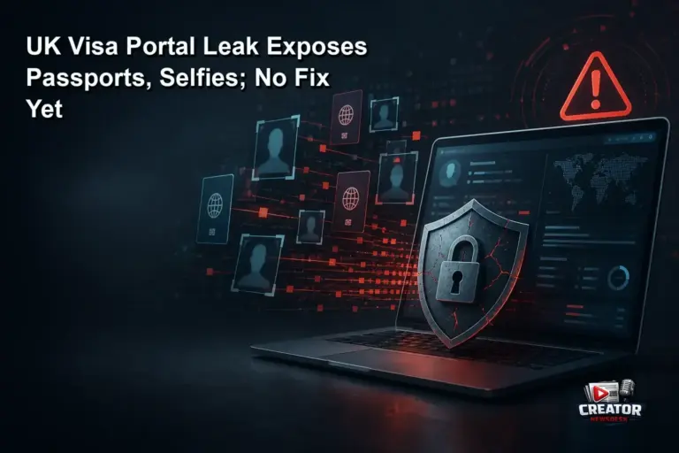 UK Visa Portal Leak Exposes Passports, Selfies; No Fix Yet
