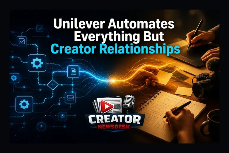 Unilever Automates Everything But Creator Relationships