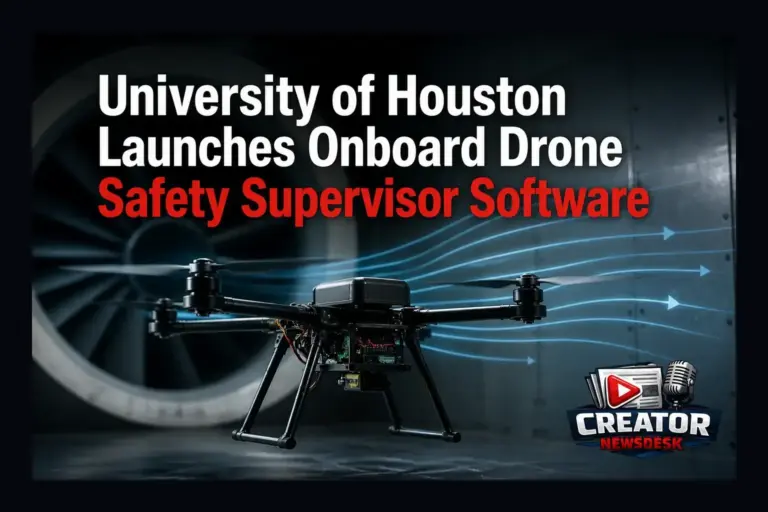 University of Houston Launches Onboard Drone Safety Supervisor Software