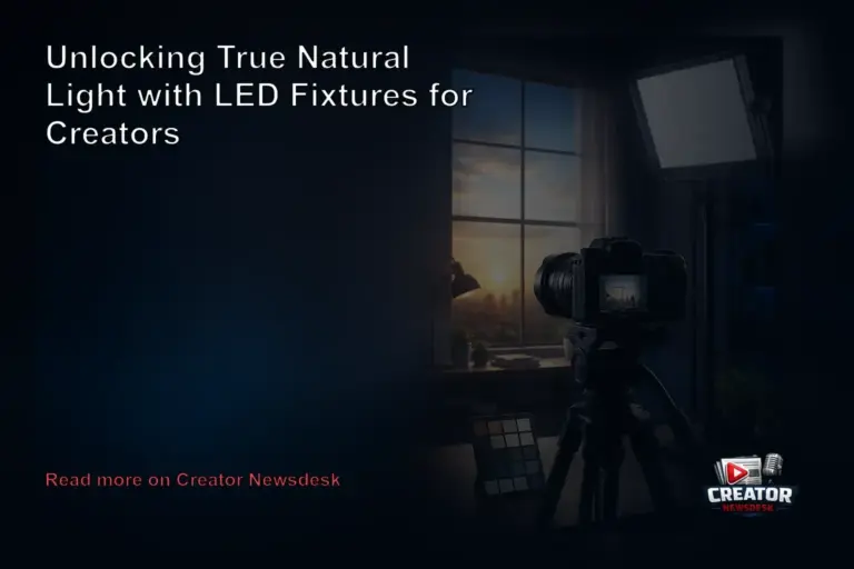 Unlocking True Natural Light with LED Fixtures for Creators
