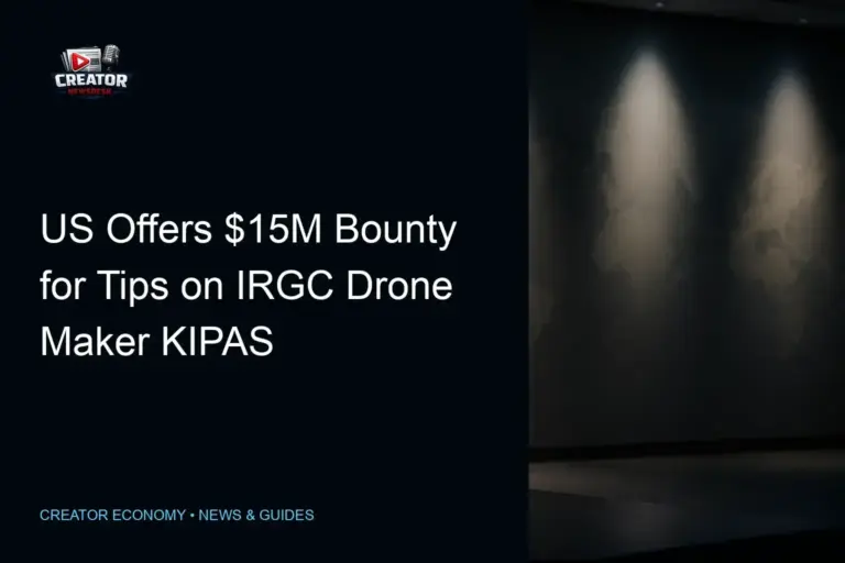 US Offers $15M Bounty for Tips on IRGC Drone Maker KIPAS