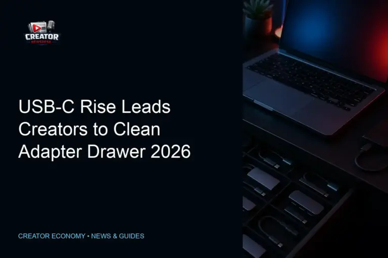 USB-C Rise Leads Creators to Clean Adapter Drawer 2026