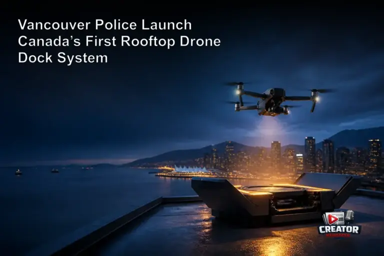 Vancouver Police Launch Canada’s First Rooftop Drone Dock System