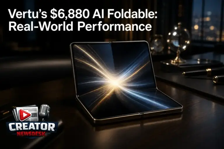 Vertu’s $6,880 AI Foldable: Real‑World Performance
