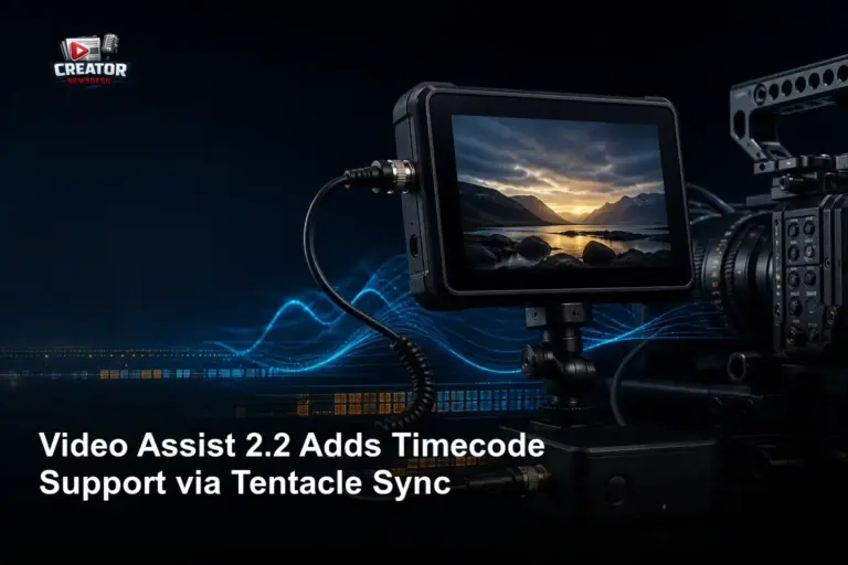Video Assist 2.2 Adds Timecode Support via Tentacle Sync