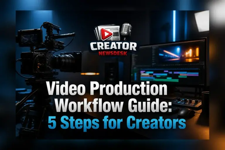 Video Production Workflow Guide: 5 Steps for Creators