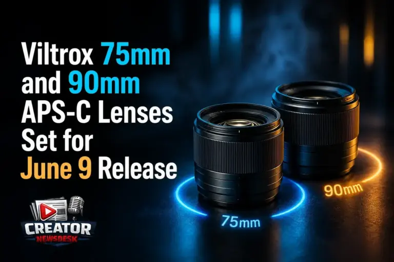 Viltrox 75mm and 90mm APS-C Lenses Set for June 9 Release