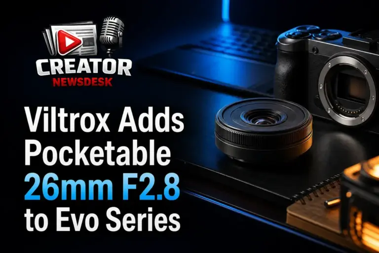 Viltrox Adds Pocketable 26mm F2.8 to Evo Series