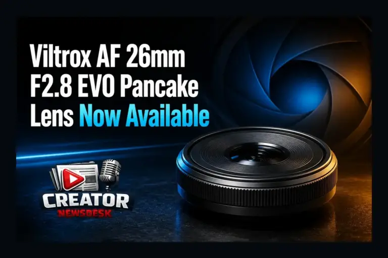 Viltrox AF 26mm F2.8 EVO Pancake Lens Now Available