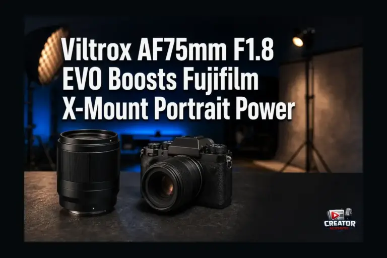 Viltrox AF75mm F1.8 EVO Boosts Fujifilm X-Mount Portrait Power