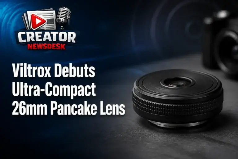 Viltrox Debuts Ultra-Compact 26mm Pancake Lens