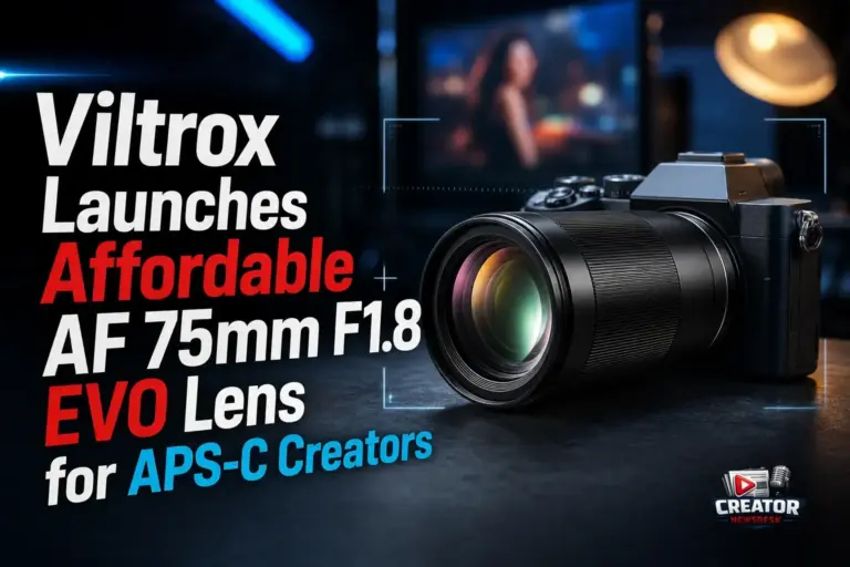 Viltrox Launches Affordable AF 75mm F1.8 EVO Lens for APS-C Creators