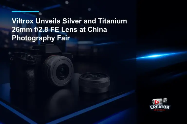 Viltrox Unveils Silver and Titanium 26mm f/2.8 FE Lens at China Photography Fair