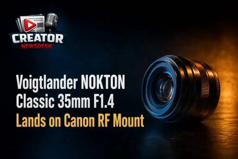 Voigtlander NOKTON Classic 35mm F1.4 Lands on Canon RF Mount