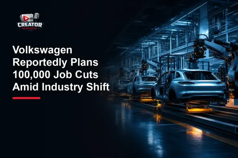Volkswagen Reportedly Plans 100,000 Job Cuts Amid Industry Shift