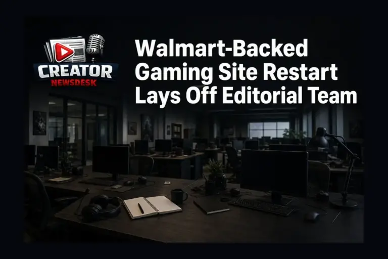Walmart-Backed Gaming Site Restart Lays Off Editorial Team