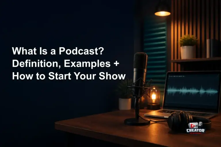 What Is a Podcast? Definition, Examples + How to Start Your Show