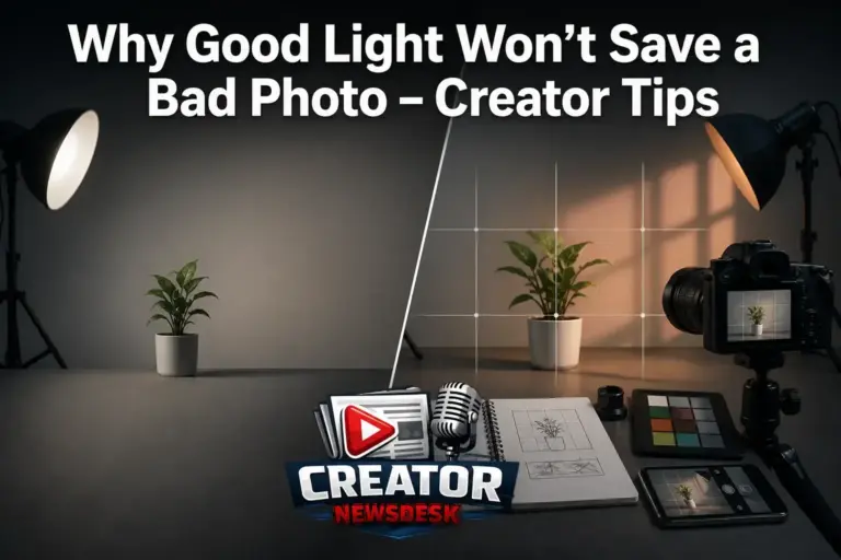 Why Good Light Won’t Save a Bad Photo – Creator Tips