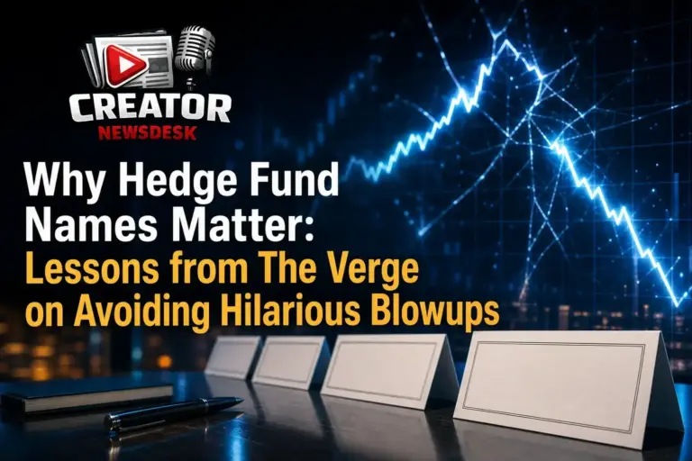 Why Hedge Fund Names Matter: Lessons from The Verge on Avoiding Hilarious Blowups