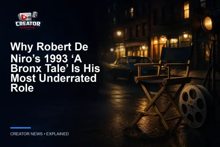 Why Robert De Niro’s 1993 ‘A Bronx Tale’ Is His Most Underrated Role