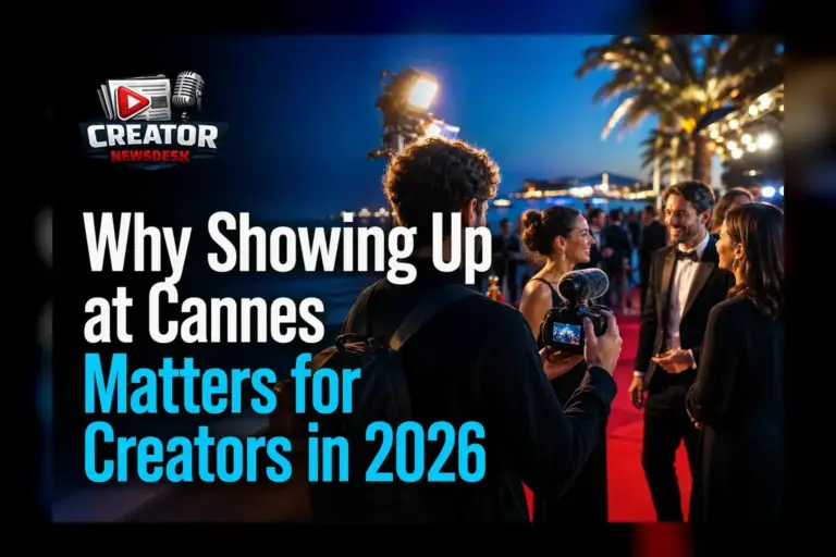 Why Showing Up at Cannes Matters for Creators in 2026