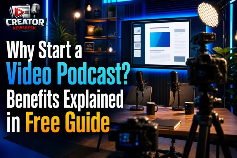 Why Start a Video Podcast? Benefits Explained in Free Guide