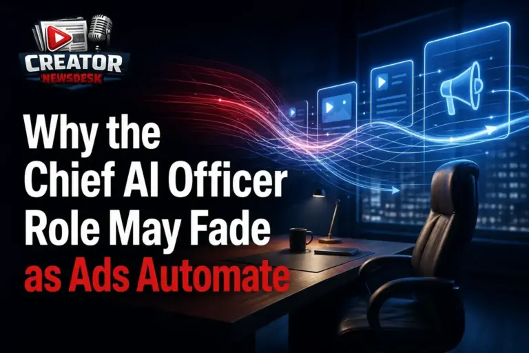 Why the Chief AI Officer Role May Fade as Ads Automate