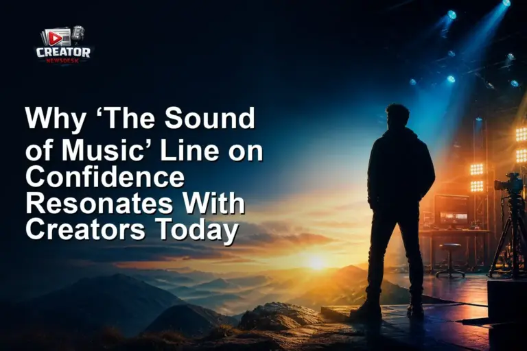 Why ‘The Sound of Music’ Line on Confidence Resonates With Creators Today