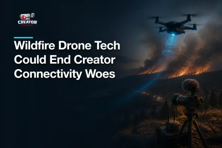 Wildfire Drone Tech Could End Creator Connectivity Woes
