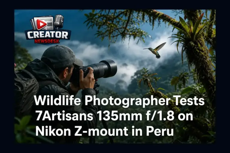 Wildlife Photographer Tests 7Artisans 135mm f/1.8 on Nikon Z-mount in Peru