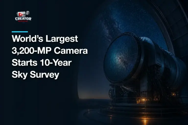 World’s Largest 3,200‑MP Camera Starts 10‑Year Sky Survey