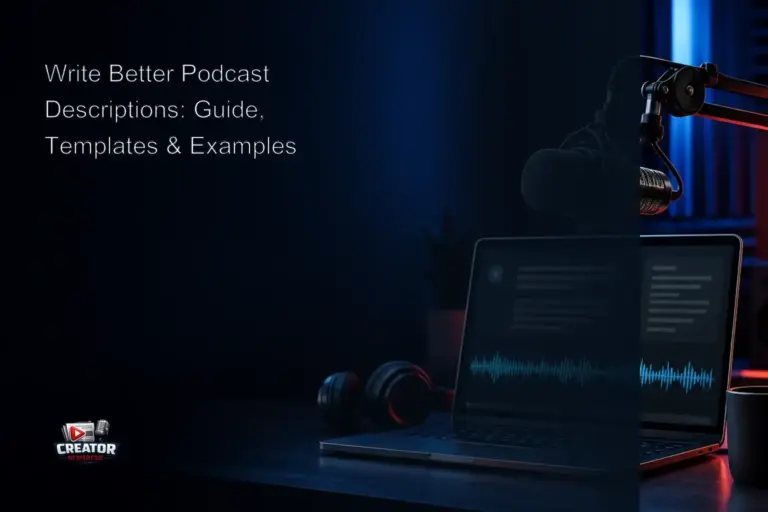 Write Better Podcast Descriptions: Guide, Templates & Examples