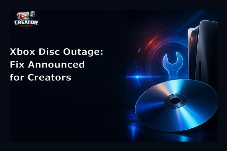 Xbox Disc Outage: Fix Announced for Creators