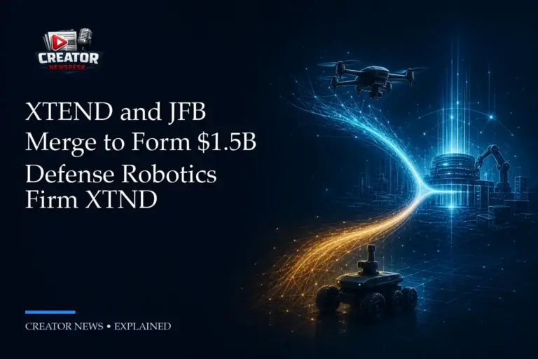 XTEND and JFB Merge to Form $1.5B Defense Robotics Firm XTND