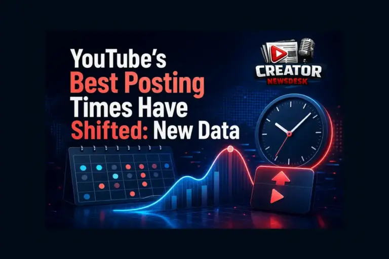 YouTube’s Best Posting Times Have Shifted: New Data