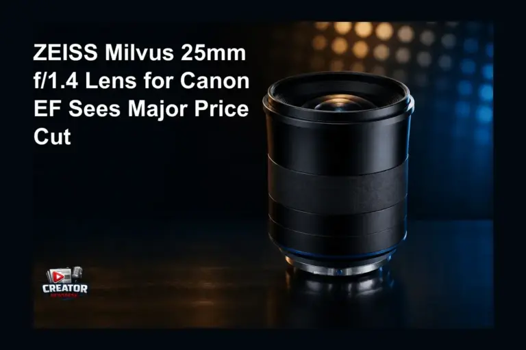 ZEISS Milvus 25mm f/1.4 Lens for Canon EF Sees Major Price Cut