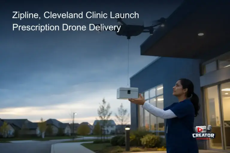 Zipline, Cleveland Clinic Launch Prescription Drone Delivery