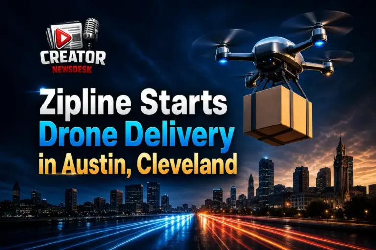Zipline Starts Drone Delivery in Austin, Cleveland