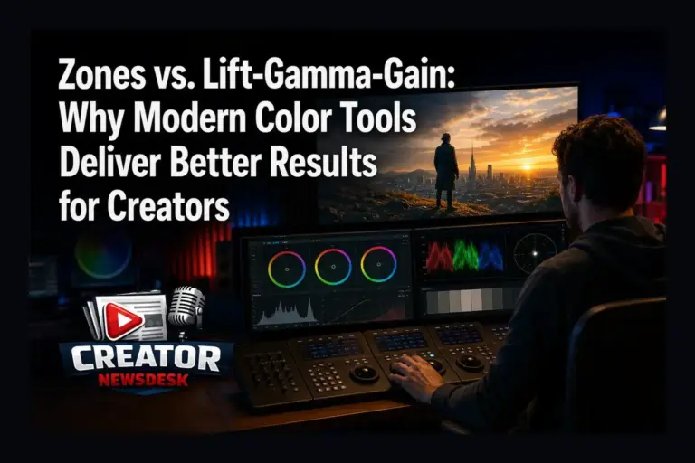 Zones vs. Lift-Gamma-Gain: Why Modern Color Tools Deliver Better Results for Creators