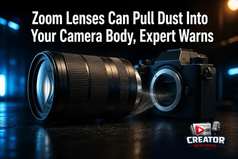 Zoom Lenses Can Pull Dust Into Your Camera Body, Expert Warns