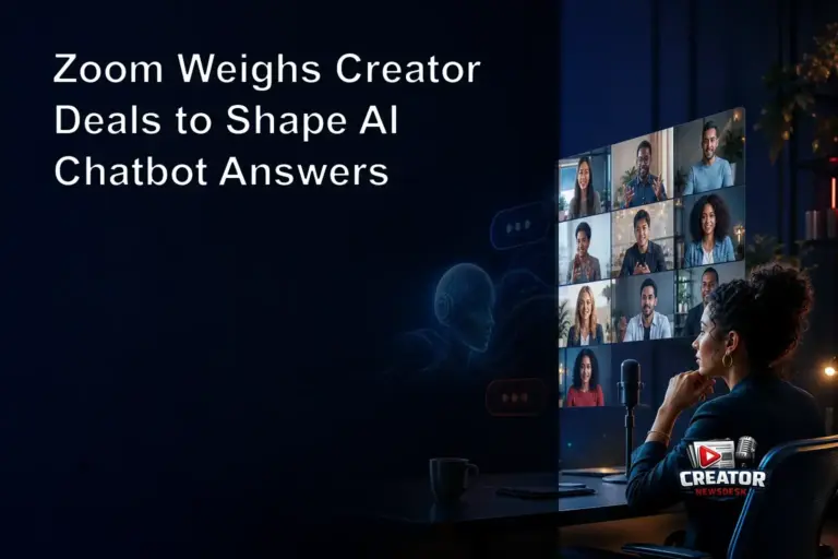 Zoom Weighs Creator Deals to Shape AI Chatbot Answers