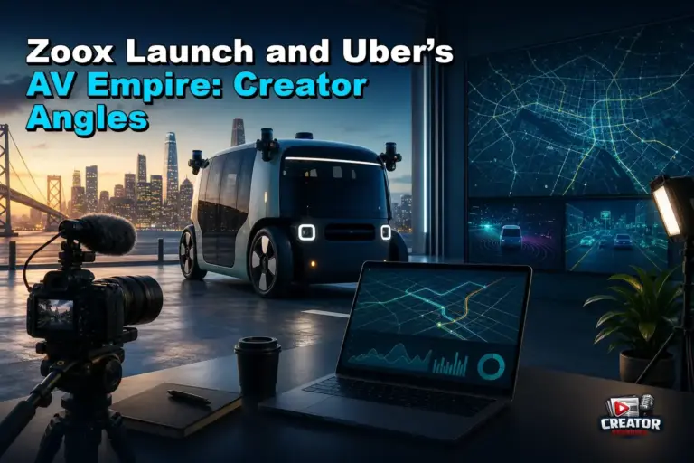 Zoox Launch and Uber’s AV Empire: Creator Angles
