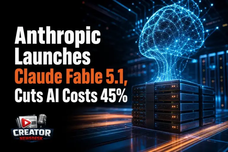 Anthropic Launches Claude Fable 5.1, Cuts AI Costs 45%