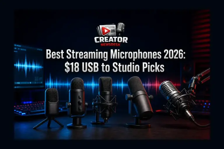 Best Streaming Microphones 2026: $18 USB to Studio Picks