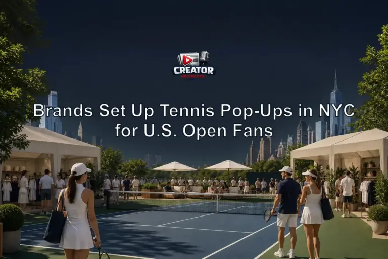 Brands Set Up Tennis Pop-Ups in NYC for U.S. Open Fans