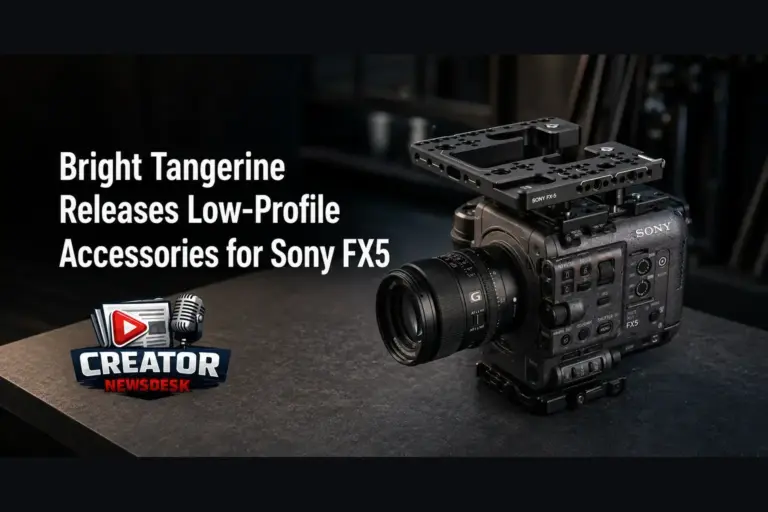 Bright Tangerine Releases Low‑Profile Accessories for Sony FX5