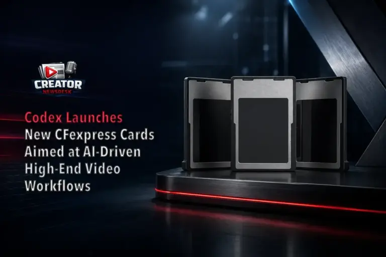Codex Launches New CFexpress Cards Aimed at AI‑Driven High‑End Video Workflows