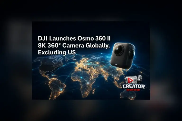 DJI Launches Osmo 360 II 8K 360° Camera Globally, Excluding US